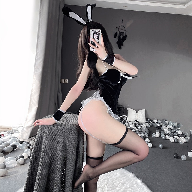 Free Shipping For Sexy Lingerie Hot Bunny Costume