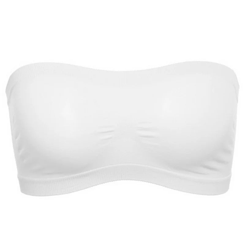 Seamless Mesh Tube Top - Invisible & Breathable Lingerie