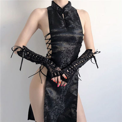 Free Shipping For Black Sexy Ninja Costume