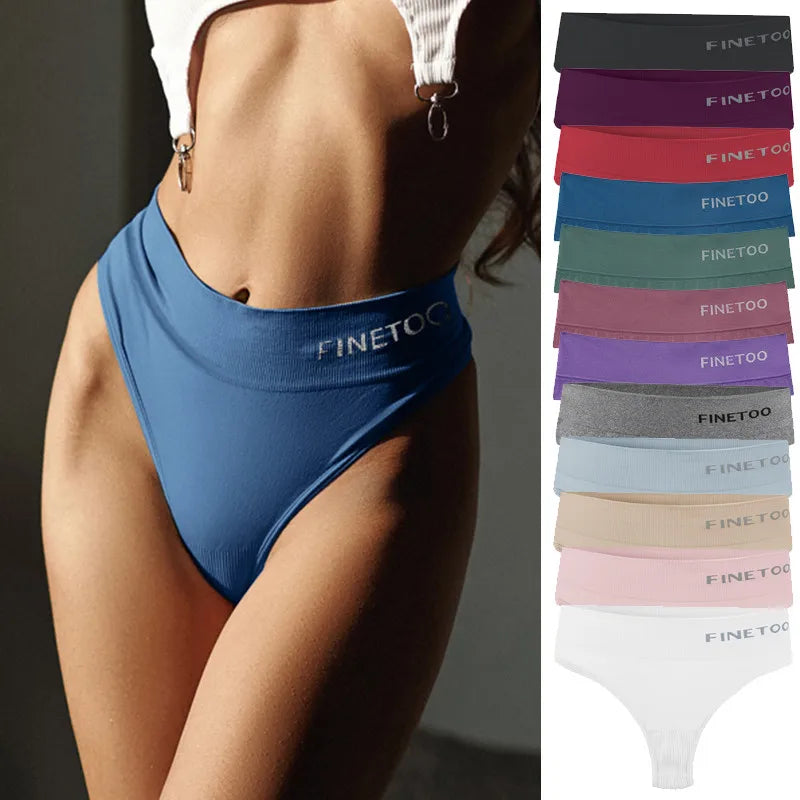 Free Shipping For SilkSkin - Seamless Mid-Waist T-Back Thongs for Effortless Comfort  (M-2XL)