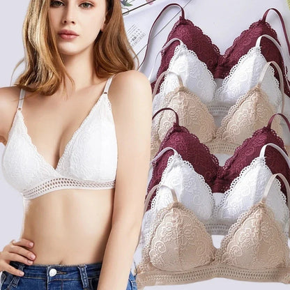 Lace Beauty Back Bra - Comfortable Deep V Design