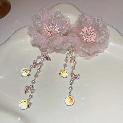 Free Shipping For Hivava Chateau en Rose Cottagecore Princesscore Fairycore Coquette Kawaii Earrings