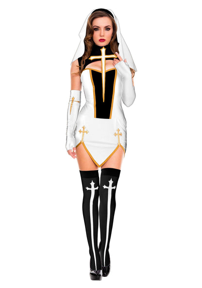 Free Shipping For Sexy Priest Costume