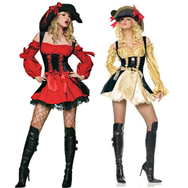 Free Shipping For Sexy Female Pirate Costume