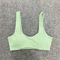 Shockproof Fitness Bra - Curved Hem, Slim Fit (S-L)