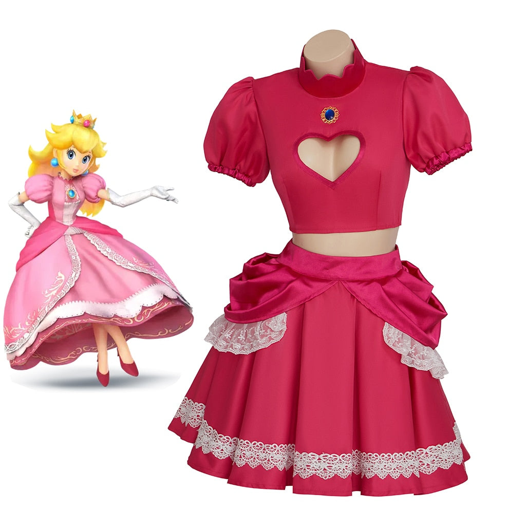 Free Shipping For Sexy Princess Peach Costume