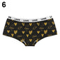 Women Sexy Valentine's Day Panties Women Breathable Underwear Comfort Cute Love Print Low Waist Briefs Panties Underpants Shorts