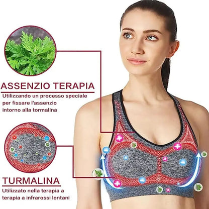 Free Shipping For IonLift - Seamless Lymphatic Detoxification Sports Bra for Powerful Shaping and Comfort (M-L)