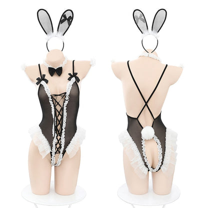 Free Shipping For Black Bunny Costume