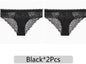 Free Shipping For Trendy Lace Delight - 2Pcs/Set Low-Rise Floral Lace Panties (S-XL)