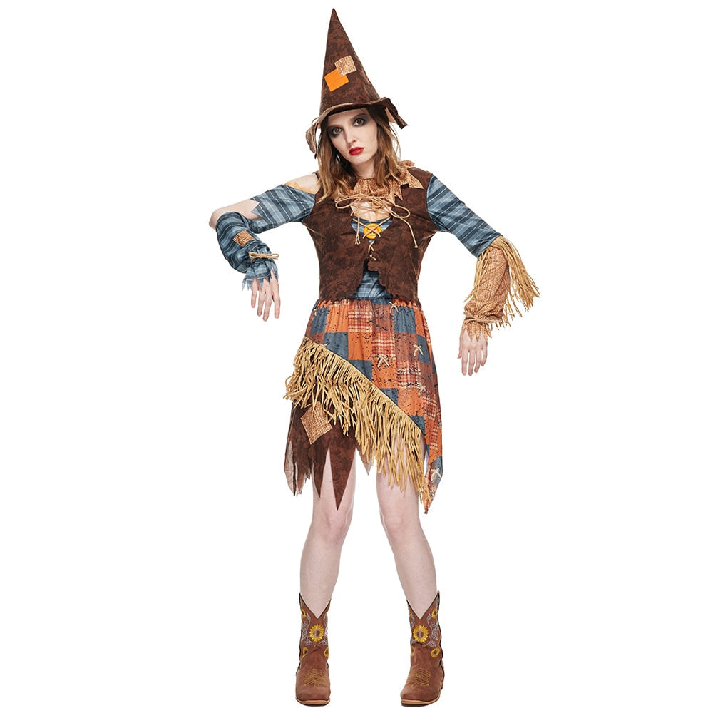 Free Shipping For Sexy Scarecrow Costume