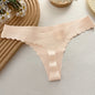 Free Shipping For Seamless Low-Rise Panties - No Trace G-String Thongs (S-XL)