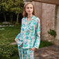 Free Shipping For Ice Silk Comfort - High-End Lapel Pajama Set for Spring/Summer (S-L)