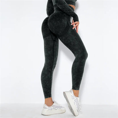 Free Shipping For Seamless Yoga Set - Long Sleeve Crop Top & High Waist Leggings (S-L)