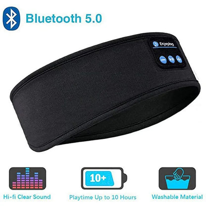 Free Shipping ForWireless Bluetooth Earphone Sleeping Band Headphone Music Headphones Soft Elastic Comfortable Sports Headband Music Headset