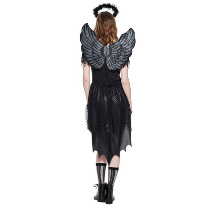 Free Shipping For Black Angel Costume