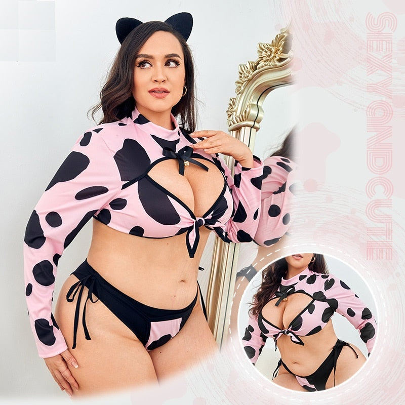 Free Shipping For Plus Size Sexy Cat Costume