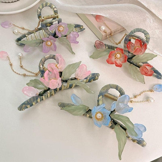 Free Shipping For Hivava Water Lily Sprite's Handicraft Fairycore Cottagecore Princesscore Hair Accessory