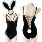 Free Shipping For Sexy Lingerie Playboy Bunny Costume Red/Black