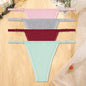 Free Shipping For Lacy Temptation - 4Pcs/Set Transparent Lace Thongs ( S-XL)