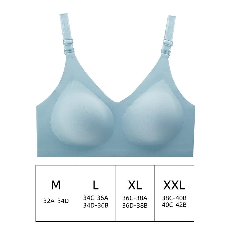 Free Shipping For Jelly Color Seamless Women's Wireless Bra - Comfortable & Stylish (M-2XL)