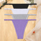 Free Shipping For Lacy Temptation - 4Pcs/Set Transparent Lace Thongs ( S-XL)