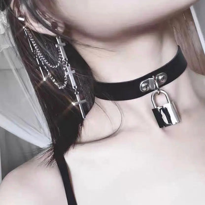 Free Shipping For 'Sacrifice' Cross Pendants Goth Earring