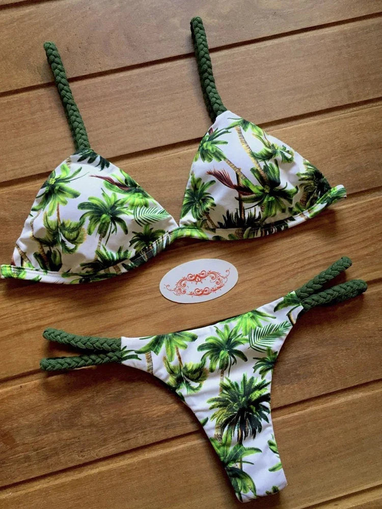 Stamp Push-Up Bikini Set (S-L)