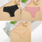 Free Shipping For Lace Brazilian Trio - 3Pcs Low Waist Cotton Panties Set (S-XL)