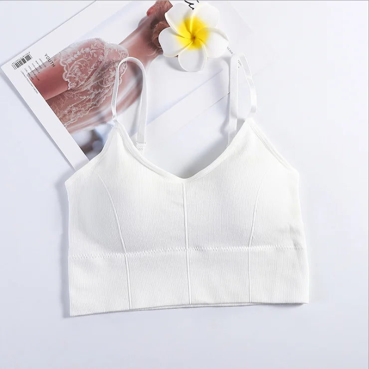 Free Shipping For Sleeveless Seamless Crop Camis - Streetwear Essential