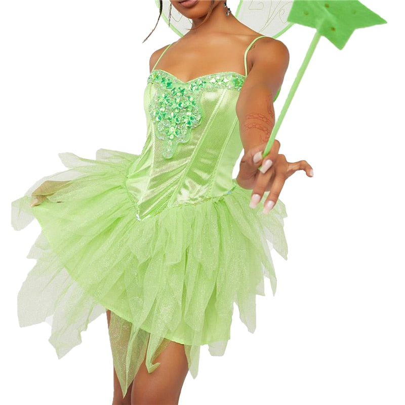 Free Shipping For  Sexy Tinkerbell Costume