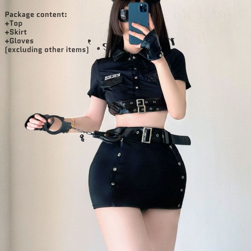 Free Shipping For Sexy Lingerie Female Cop