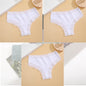 Free Shipping For Lace Brazilian Trio - 3Pcs Low Waist Cotton Panties Set (S-XL)