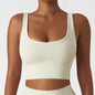 Skin-Friendly Sports Bra with Chest Pad - Comfortable Tank Top ( S-XL )