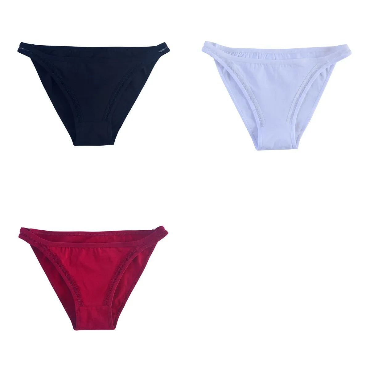 Free Shipping For Cotton Seamless Panties - ComFor t Hollow Panty Briefs - 3PCs ( M-XL)