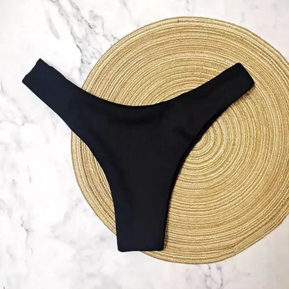 Sizzle by the Shore: Brazilian Cheeky Thong Bikini Bottoms (S-L)