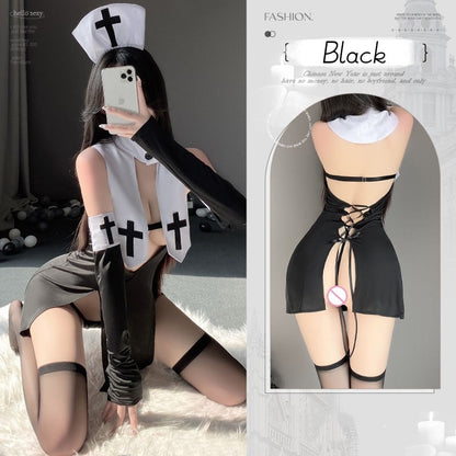 Free Shipping For Adult Sexy Nun Costume