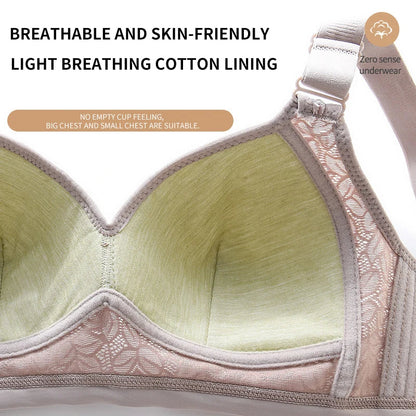 Large Size Comfortable Brassiere - Thin Section, Steel-Free, Adjustable Bra