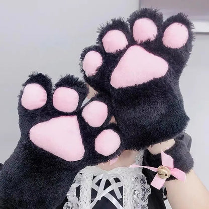 Free Shipping For 'Scratch' Furry Cat Paws Neko Gloves