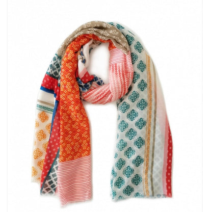 Free Shipping For  Women's multi-colored Patterned Printed Scarf