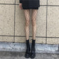 Free Shipping For Long Hollow Out Fishnet Stockings - High-Waist Black Pantyhose