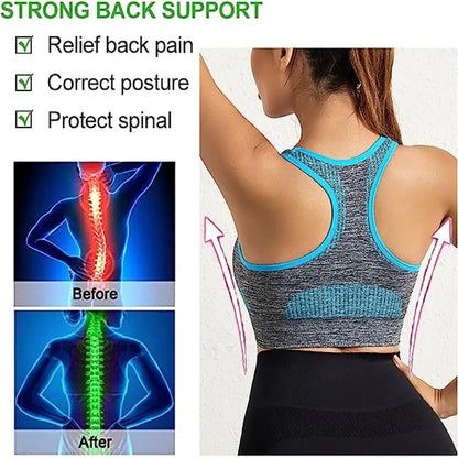 Free Shipping For IonLift - Seamless Lymphatic Detoxification Sports Bra for Powerful Shaping and Comfort (M-L)