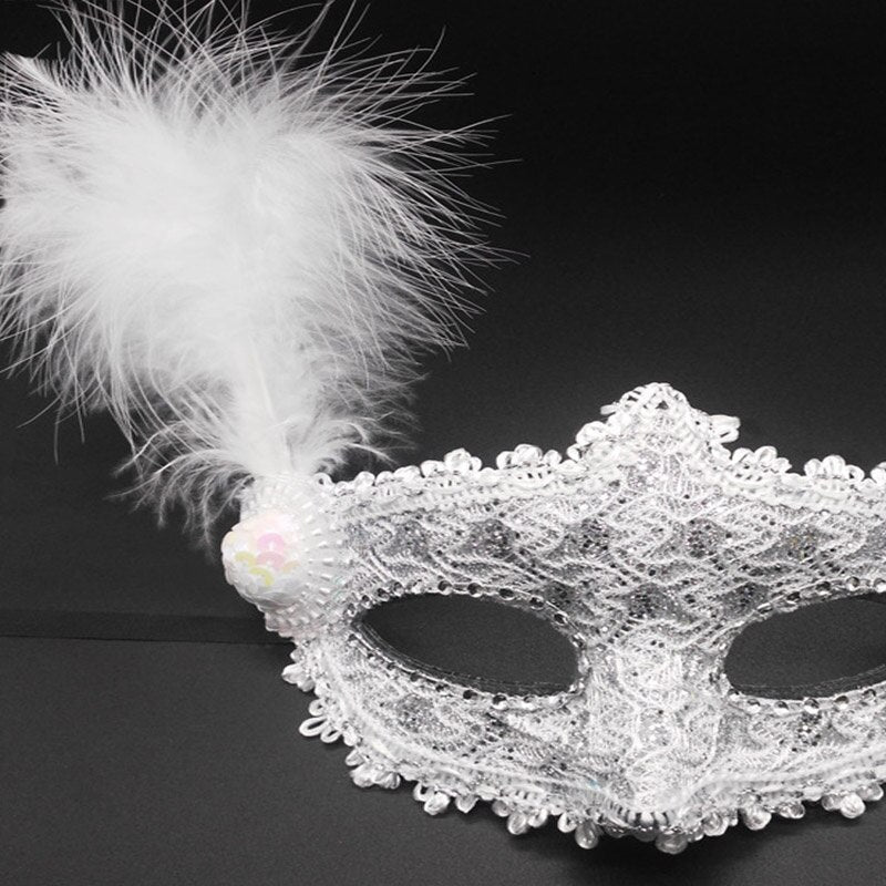 Free Shipping For Feathered Masquerade Mask