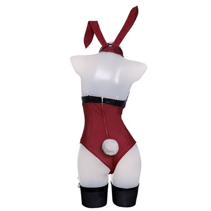 Free Shipping For Sexy Lingerie Red Girl Bunny Outfit