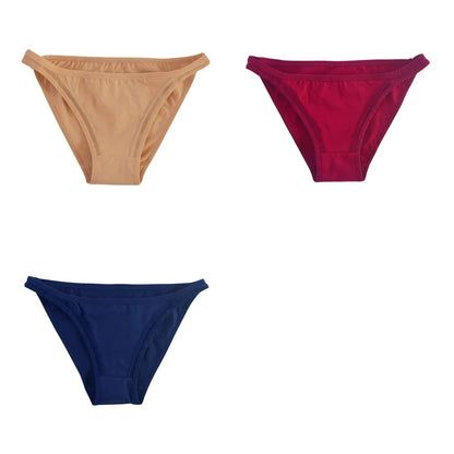 Free Shipping For Cotton Seamless Panties - ComFor t Hollow Panty Briefs - 3PCs ( M-XL)