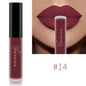 Free Shipping ForNICEFACE 29 Colors Liquid Lipstick Makeup Waterproof Matte Red Lip Gloss Long Lasting Nude Lip Tint Makeup Pigment Cosmetics