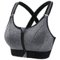 Free Shipping For Front Zippered Sports Bra for Women - High Strength Shockproof Running Vest (S-5XL)