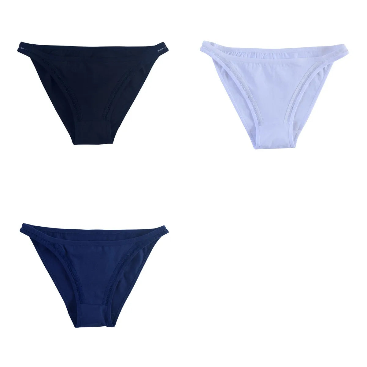 Free Shipping For Cotton Seamless Panties - ComFor t Hollow Panty Briefs - 3PCs ( M-XL)