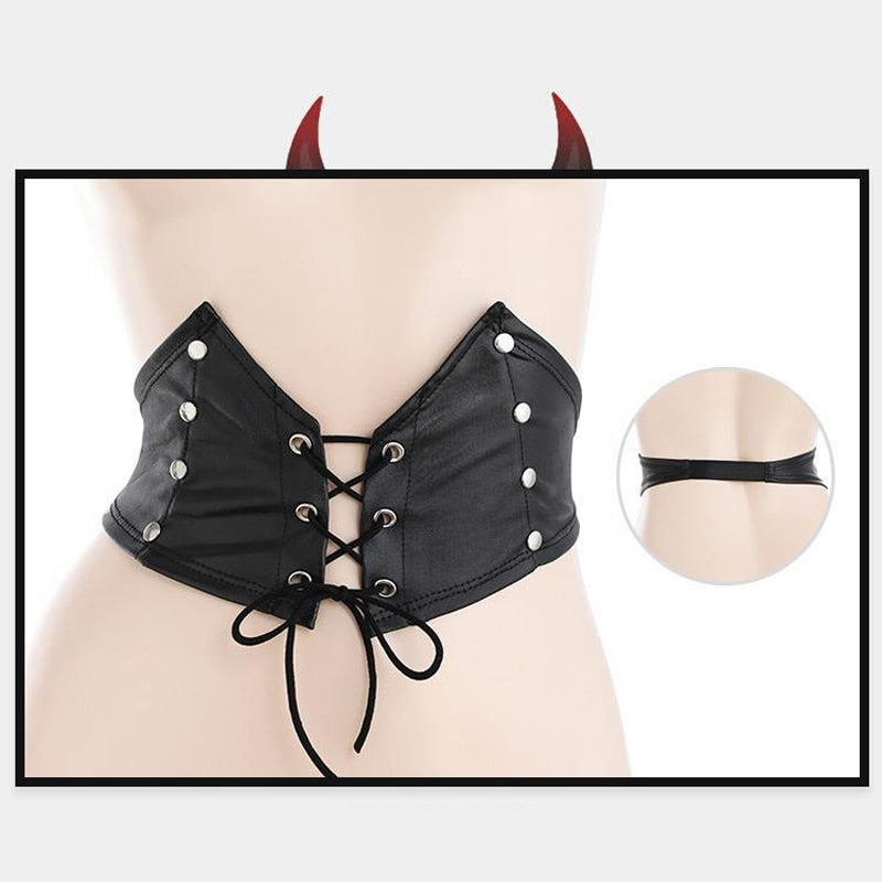 Free Shipping For Sexy Lingerie Black Devil Costume