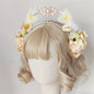 Free Shipping For Hivava Crown of Eden Cottagecore Princesscore Fairycore Princesscore Coquette Soft Girl Kawaii Angelcore Headband Flower Crown Hair Accessory